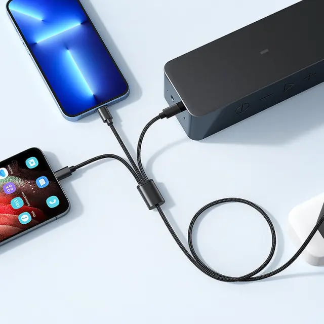 Veger V303 Premium 3-In-1 Charging Cable - 1.5M 2