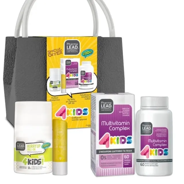 Pharmalead Promo Pack Αποσμητικό, Lip Balm & Multivitamin Complex Σετ Περιποίησης Ισοθερμικό Τσαντάκι 2