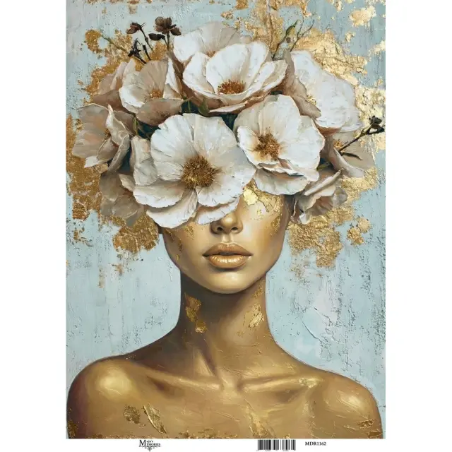 Ριζόχαρτο Maja's Memories, 30x42cm, Μυστηριώδες πορτρέτο, MDR1162