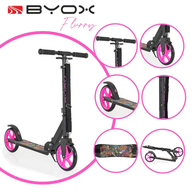 BYOX - Scooter Flurry pink - 3800146228217