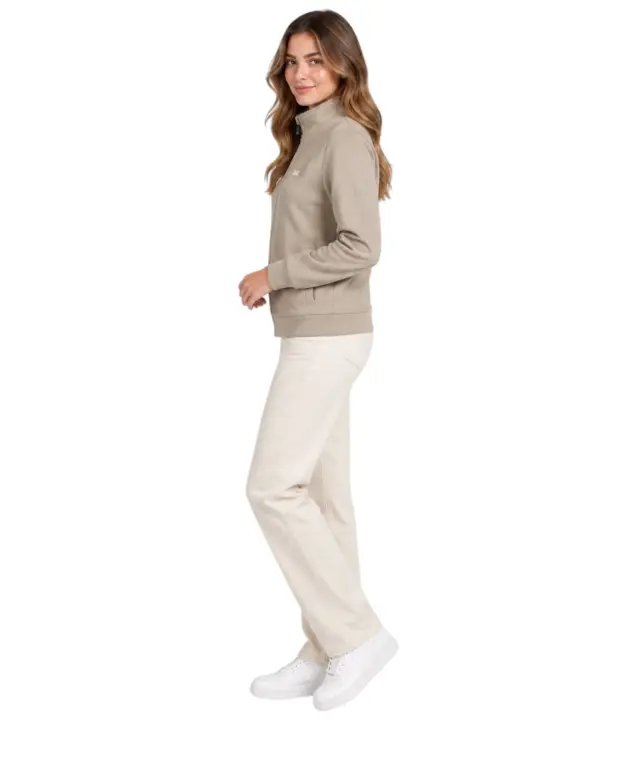 Norway Nautical School - Γυναικεία Ζακέτα Φούτερ 859001-KHAKI Μπεζ 3