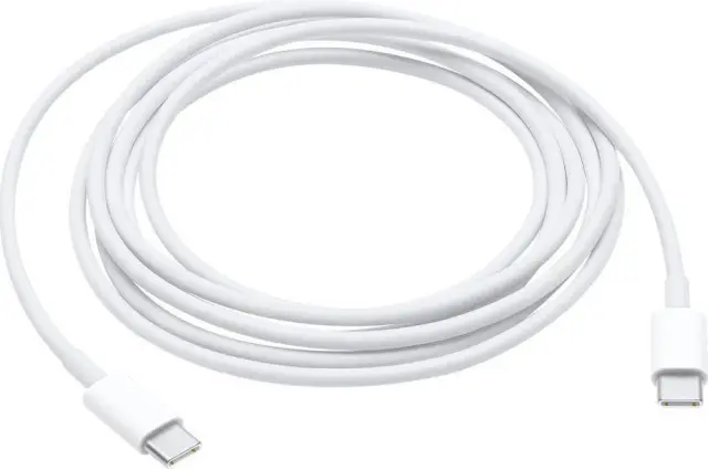 Kαλώδιο Apple Braided MYQT3 USB C σε USB C 240W 2m Λευκό N67641