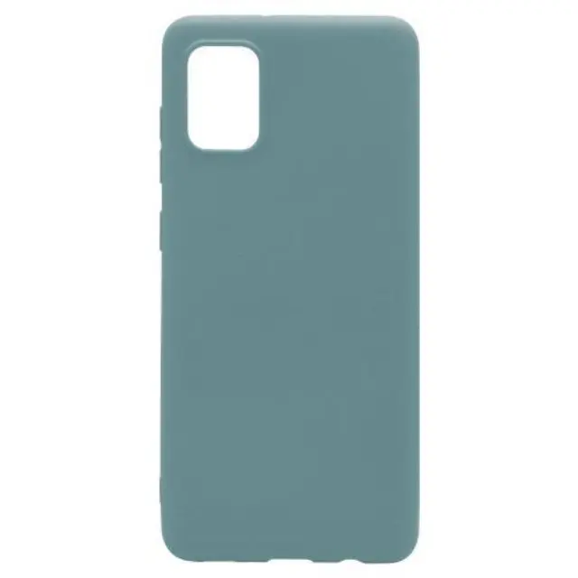 Θήκη Soft TPU inos Samsung Galaxy A31 S-Cover Πετρόλ N52309