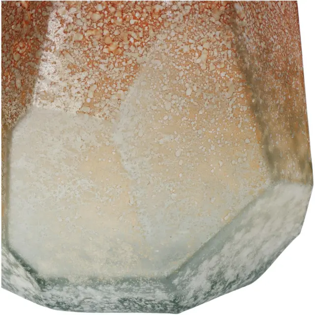 Βάζο Ώχρα Ανακυκλωμένο Γυαλί 17x17x19cm 3