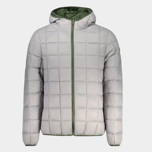 Norway Nautical School - Ανδρικό Χειμωνιάτικο Μπουφάν Reversible Puffer 859155-ARMY Πράσινο/Γκρι - 3XL 3
