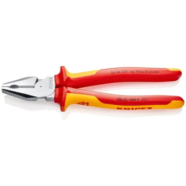 Knipex 0206225 - Πένσα 225mm με βαριά μόνωση και μετατοπισμένο άξονα