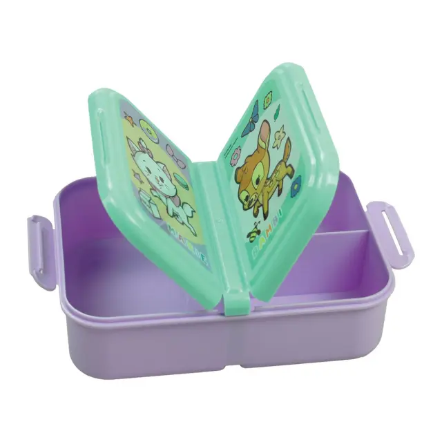 Gim Φαγητοδοχείο Πλαστικό 3 Χώρων 900ml Disney Animals (552-24262) 2