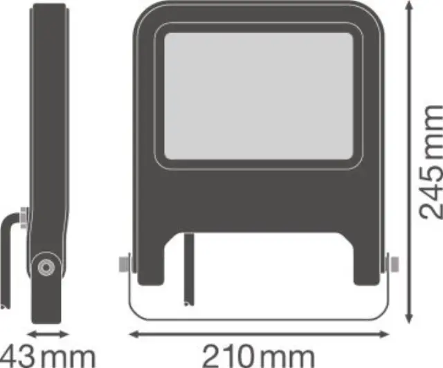 Προβολέας FLOODLIGHT VALUE 50W 4000K IP65 Μαύρος OSRAM LEDVANCE 2