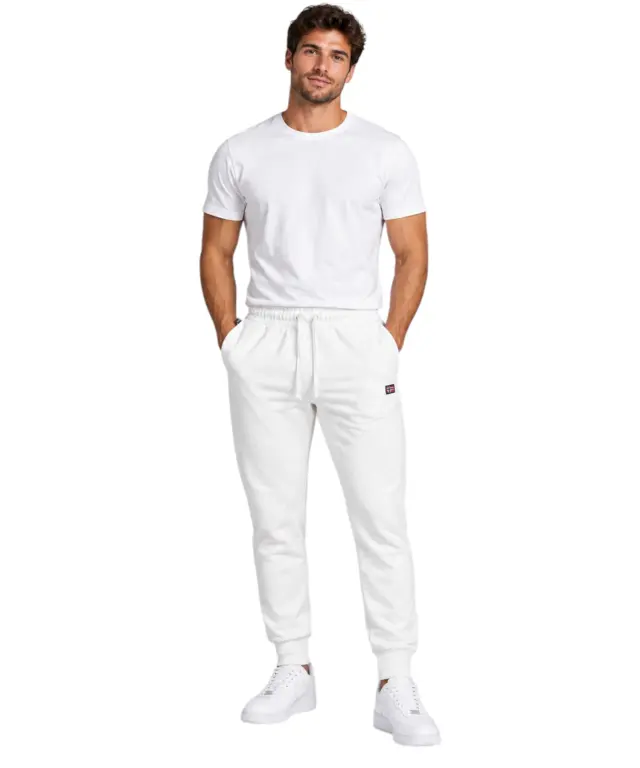 Norway Nautical School - Ανδρικό Παντελόνι Φόρμας 852756-WHITE Λευκό 2