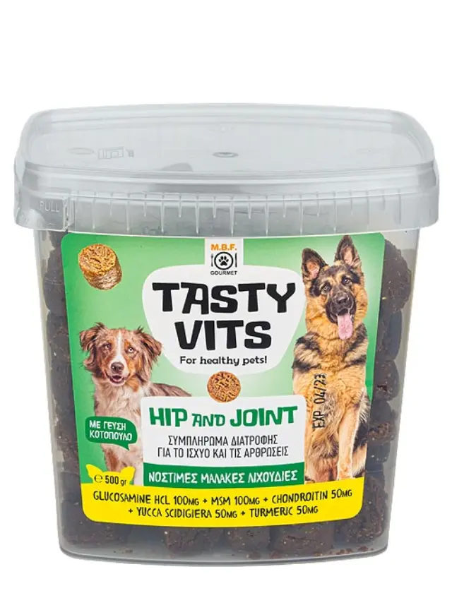 M.B.F. Gourmet Tasty Vits Hip & Joint 500gr Μονόχρωμο