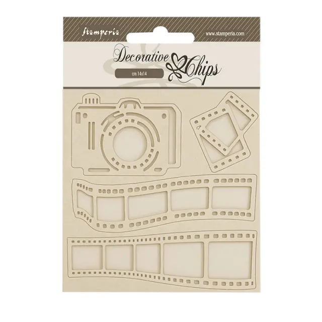 Chipboard Stamperia 14x14cm, Create Happiness Dewdrops, Photography