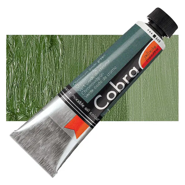 Λάδι Νερού Talens Cobra - 668 Chromium Oxide Green - 40ml