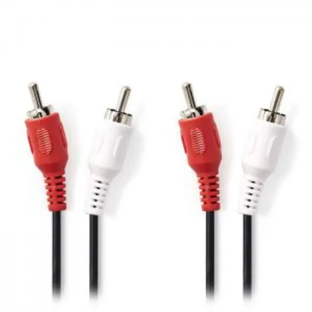 Καλώδιο 2x RCA αρσ. - 2x RCA αρσ., 1m. 3