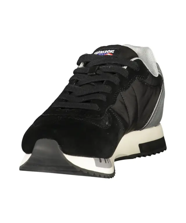 Blauer - Ανδρικά Sneakers S6QUEENS05MES-BLKWHI Μαύρο 3