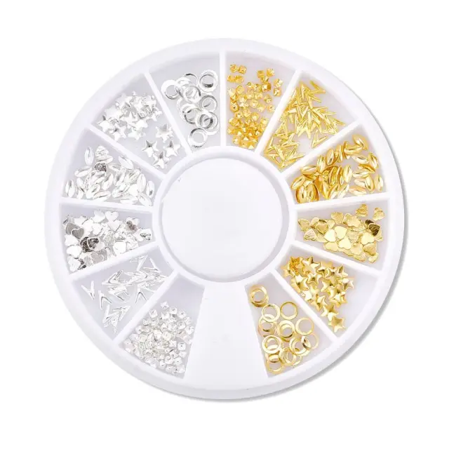 Σετ Μεταλλικά Διακοσμητικά Golden & Silver Color σε Θήκη