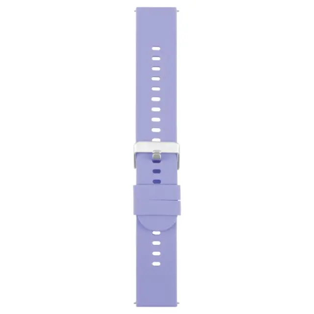 Solid Color Λουράκι για Smartwatch 20mm-Lavender Purple OEM 2