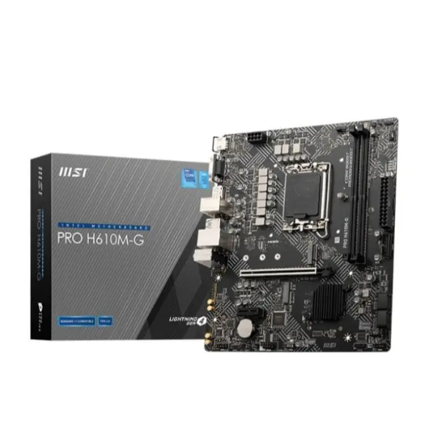 MSI Motherboard Pro H610M-G 1700 DDR5 (7D46-075R)