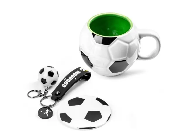 Football Gift Set – Κούπα, Σουβέρ & Μπρελόκ