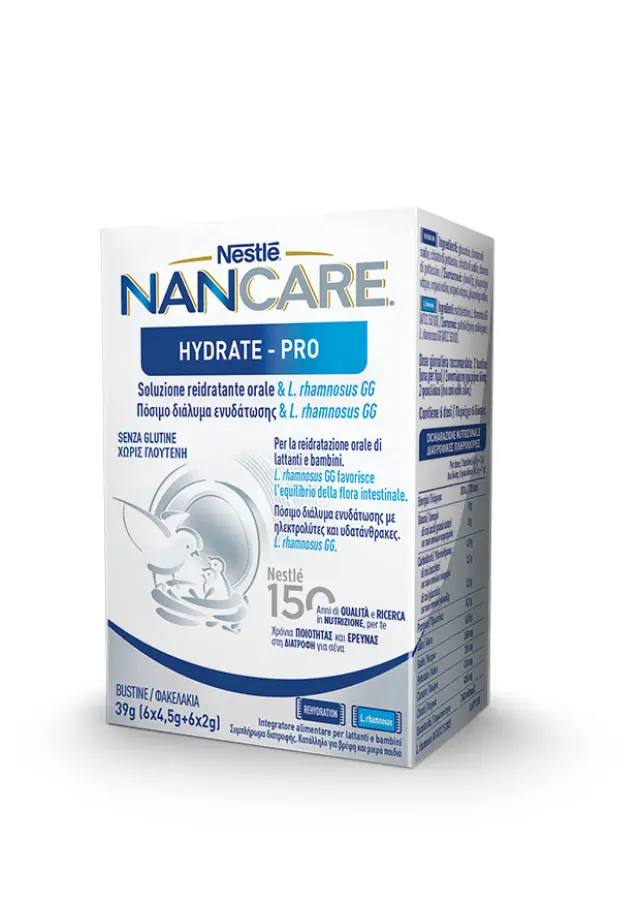 Nestle NanCare Hydrate-Pro Συμπλήρωμα Διατροφής Κατάληλο Για Βρέφη, 39gr 3