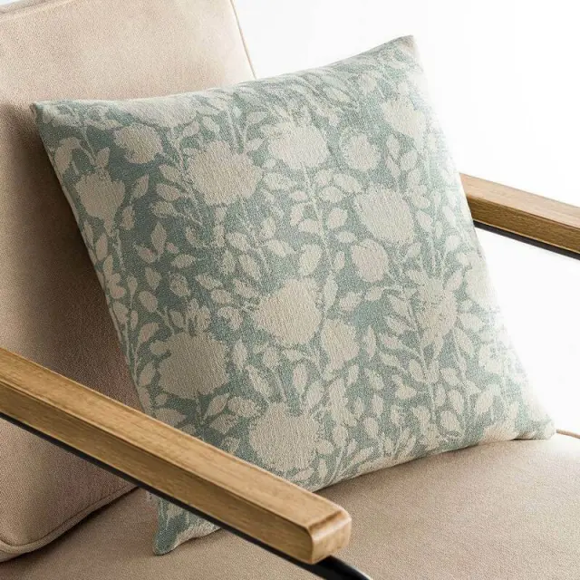 Μαξιλαροθήκη 50X50 GOFIS HOME ROSEFIELD Aqua 201/11