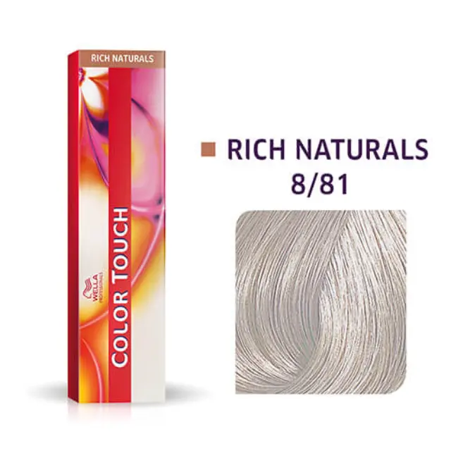 Wella Professionals Color Touch 8/81 Rich Natural 60ml 2