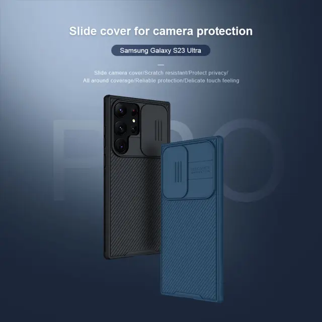 Nillkin CamShield PRO Hard Case for Samsung Galaxy S23 Ultra Black 3