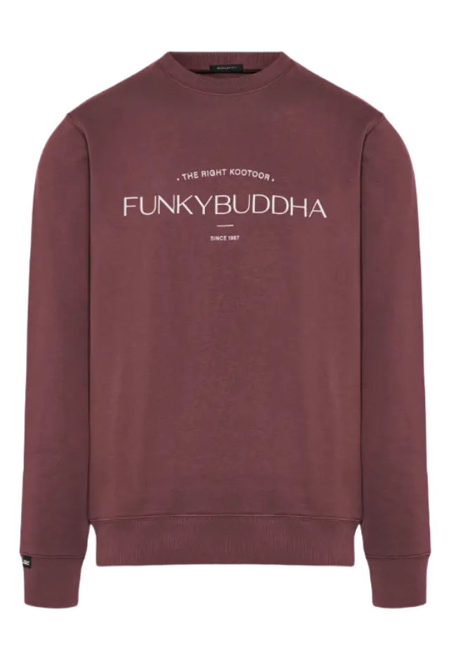 FunkyBuddha ανδρική φούτερ μπλούζα FBM014-006-06-3