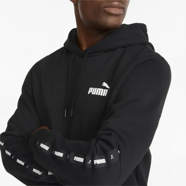 Puma Ess Tape Hoodie Fleece (849040-01) - Μαύρο 3