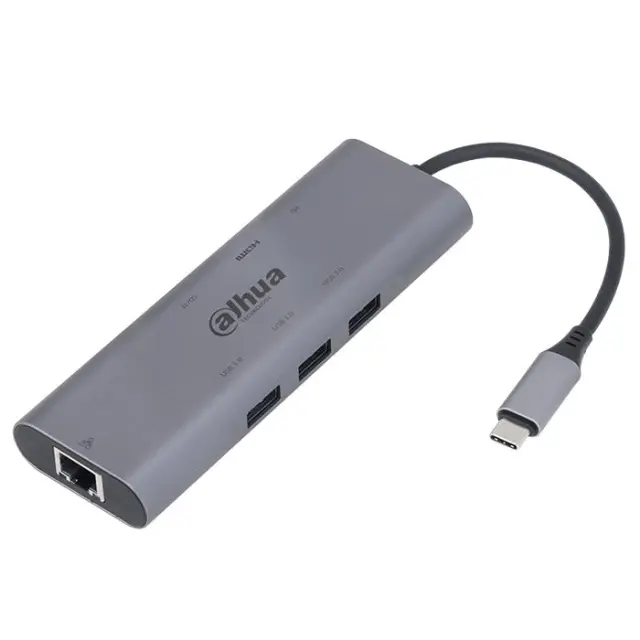 Σταθμός σύνδεσης 8 θυρών με σύνδεση USB 3.2 Gen 2x1 Type-C