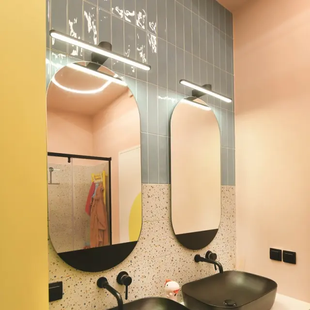 PHOEBE-ΦΩΤΙΣΤΙΚΟ ΕΠΙΤΟΙΧΟ ΜΑΥΡΟ ΜΑΤ ΜΕΤΑΛΛΙΚΟ LED 16W 4000K 1040LM IP44 50Χ12Χ4CM / PN11LEDW504BK 2