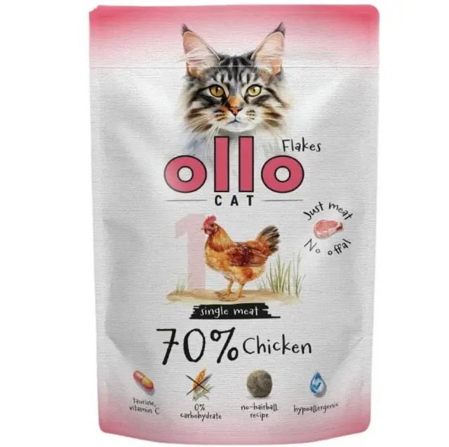OLLO Cat No. 1 Chicken Mono - wet cat food - 85g