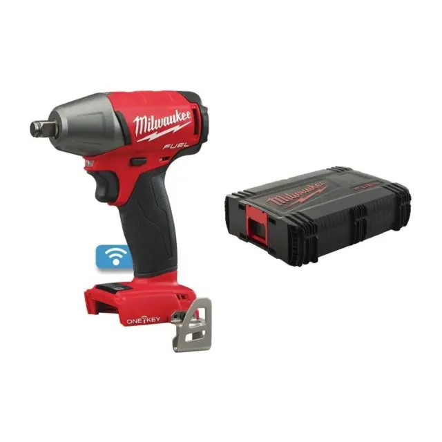 Milwaukee 4933459198 - Μπουλονόκλειδο Μπαταρίας 18V, M18 ONEIWF12-0X με Υποδοχή 1/2 (Χωρίς Μπαταρία + Φορτιστή) σε Βαλίτσα Μεταφοράς