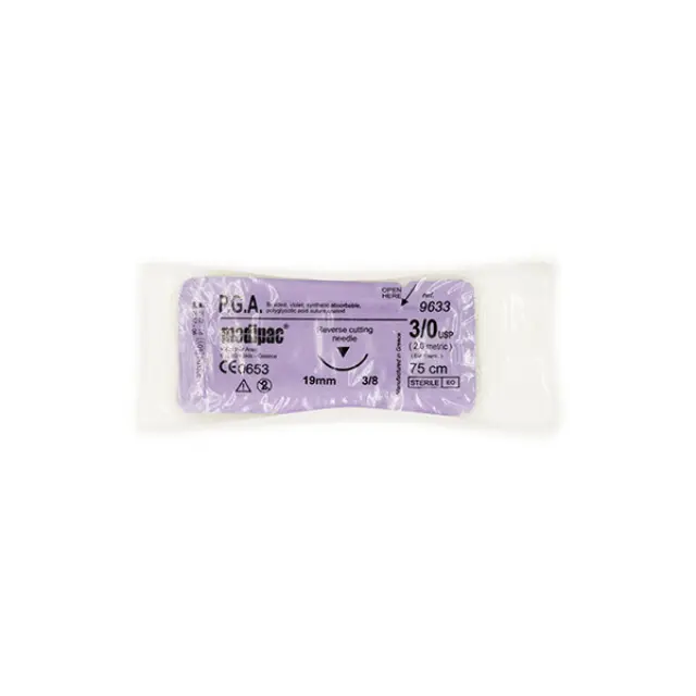 Medipac Ράμμα PGA 9633 3/0 19mm 3/8