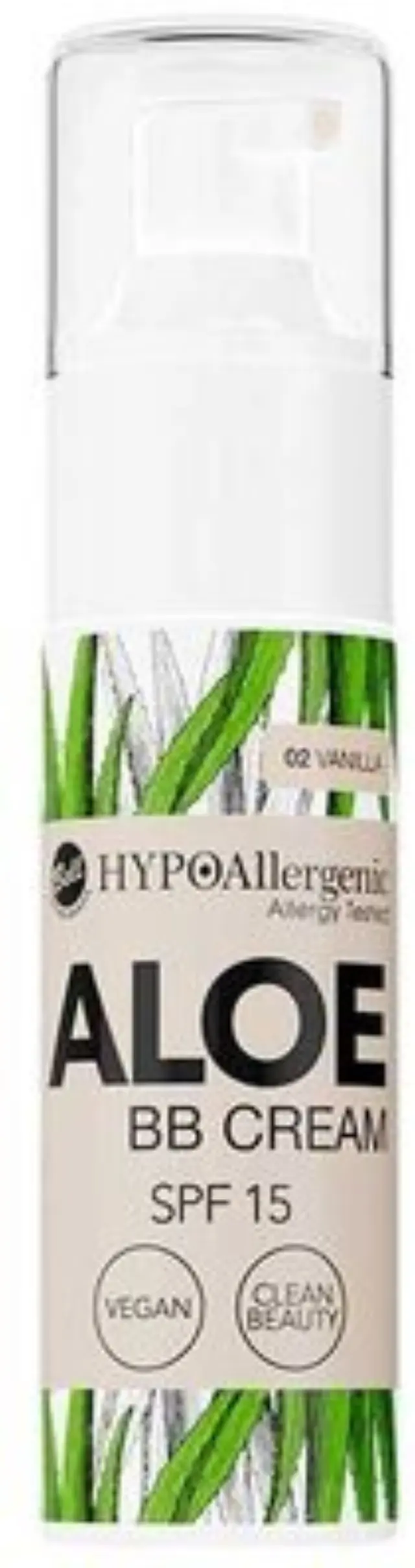 Bell HYPOAllergenic Aloe BB Cream SPF15 No 02 Vanilla 20g