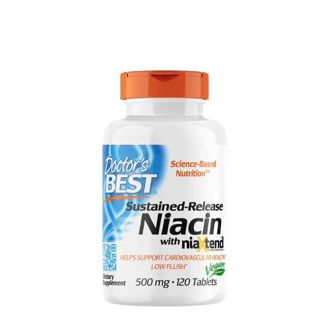 Doctor's Best Time-Release Niacin with Niaxtend 500 mg