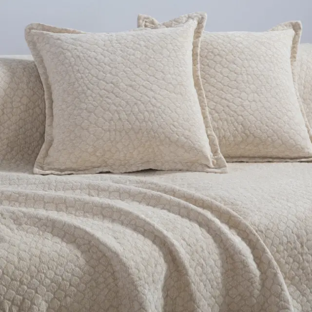 Μαξιλάρι Διακοσμητικό Decore 50x50 Nef Nef Homeware, ΕΞΩΤ:58%ΑΚΡ-25%BAMB-17% ΠΟΛ ΕΣΩΤ:100%ΠΟΛ - ECRU (041404) 2