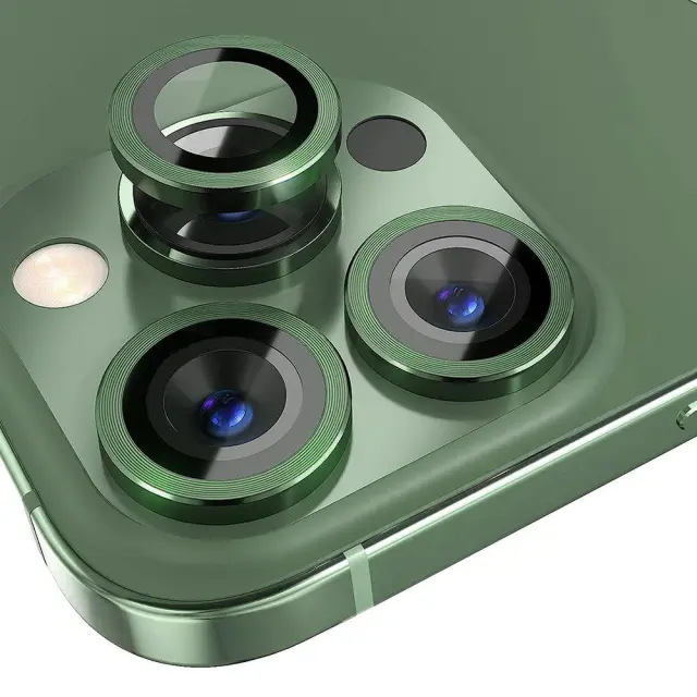 Προστασία Κάμερας Rings για iPhone 13 Pro/13 Pro Max-Green OEM 2