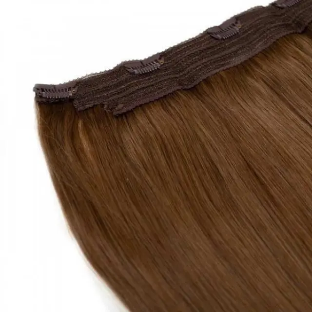 SEAMLESS1 HAIR EXTENSIONS ΤΡΕΣΑ ΜΕ 1 ΚΛΙΠ CARAMEL 55CM 3