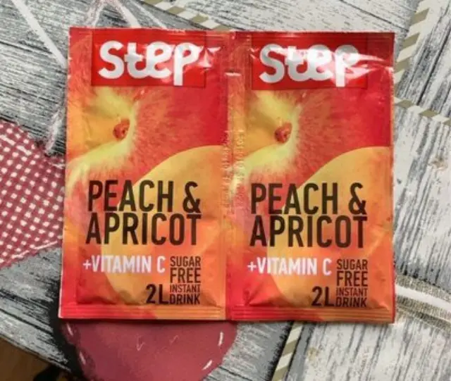 Step | Peach & Apricot Βιταμινούχο Στιγμιαίο Ρόφημα σε Σκόνη | 9gr