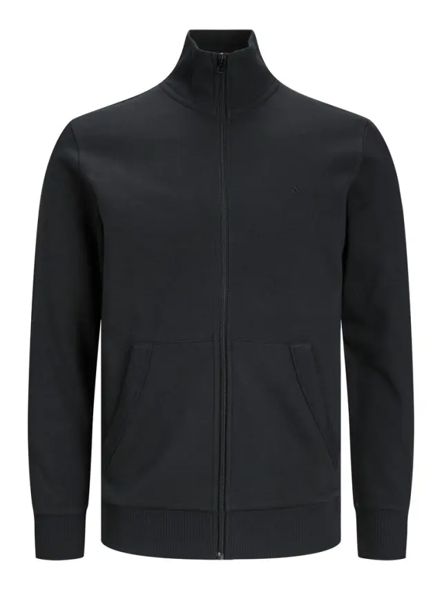 JJEPAULOS SWEAT ZIP NOOS black
