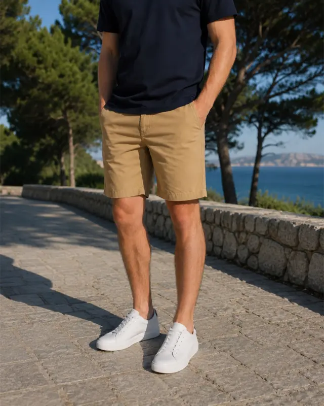 Βερμούδα Noshame® Chinos Μπεζ - 672611 - 36