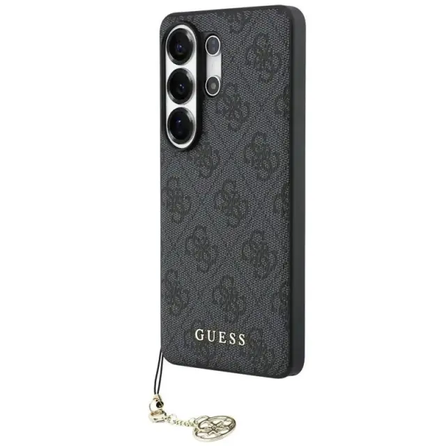 Θήκη PU Guess Samsung Galaxy S26 Ultra Hardcase Classic Logo Charm 4G Μαύρο N70622