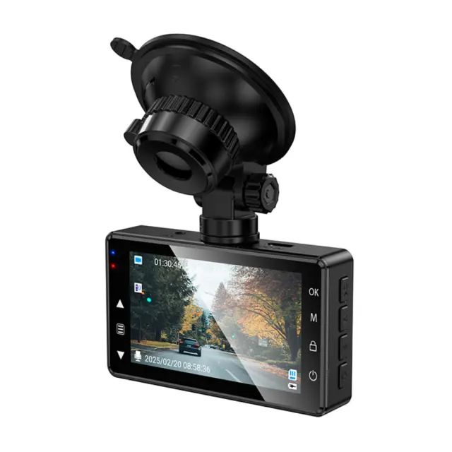 Καταγραφική Κάμερα Αυτοκινήτου Hoco DV14 720p HD 200mAh Γωνία Λήψης 120° 3" Οθόνη Υποστηρίζει Κάρτα SD έως 64GB Μαύρη 3
