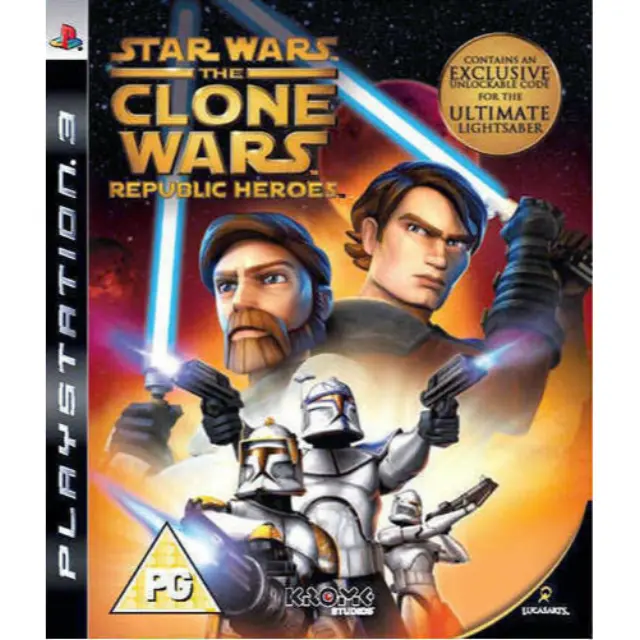 PS3 USED STAR WARS THE CLONE WARS REPUBLIC HEROES