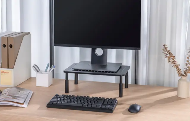 POWERTECH επιτραπέζια βάση οθόνης/laptop PT-1568, 13-32", έως 20kg 2