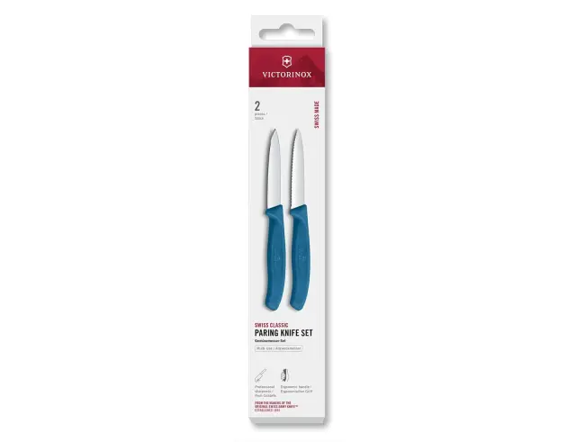 Σετ Μαχαίρια Γενικής Χρήσης Victorinox Swiss Classic με μήκος λεπίδας 8cm - Blue - 2 τεμάχια6.7692.2C1 2
