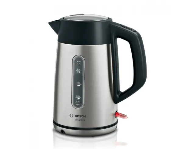 Βραστήρας Bosch DesignLine με χωρητικότητα 1.7L και ισχύ 2400W - Black/Stainless steel TWK4P440 2