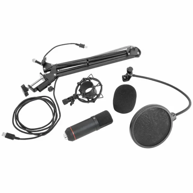 BST STM300-PLUS PROFESSIONAL ELECTRET MICROPHONE WITH SHOCK MOUNT (10-4526) 2