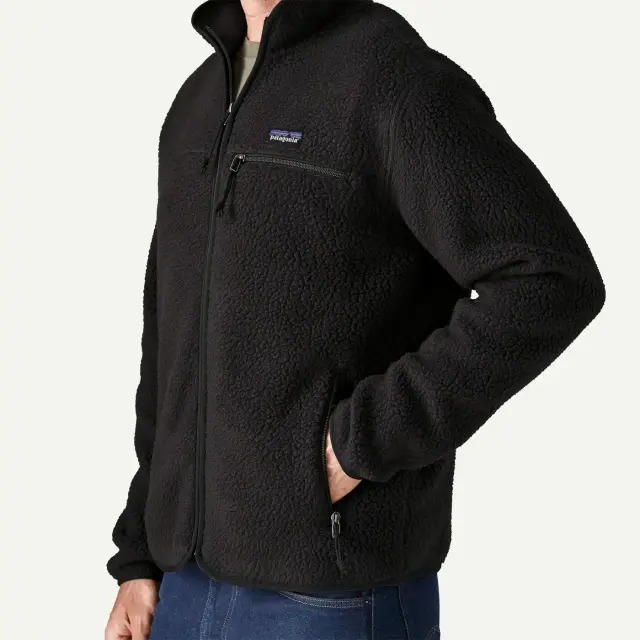 Patagonia Men's Retro Pile Fleece Jacket Black Ζακέτα 2