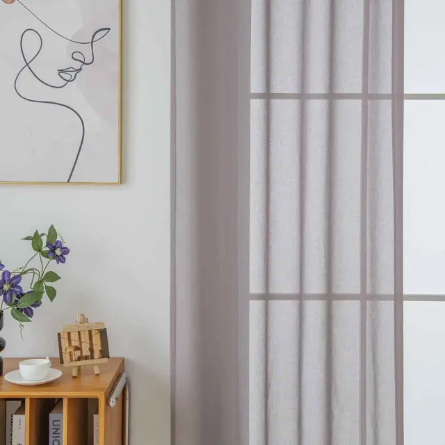 Beauty Home Ύφασμα κουρτίνας με το μέτρο γάζα Sharp Art 8448 Φ300 Αμέθυστος 2